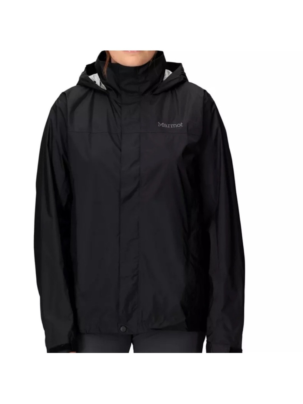 Marmot Black Waterproof Hooded Jacket